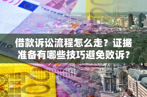 武汉借款诉讼流程怎么走？证据准备有哪些技巧避免败诉？