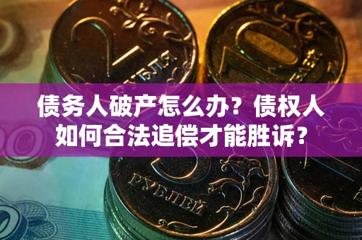 武汉债务人破产怎么办？债权人如何合法追偿才能胜诉？