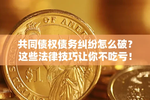 武汉共同债权债务纠纷怎么破？这些法律技巧让你不吃亏！