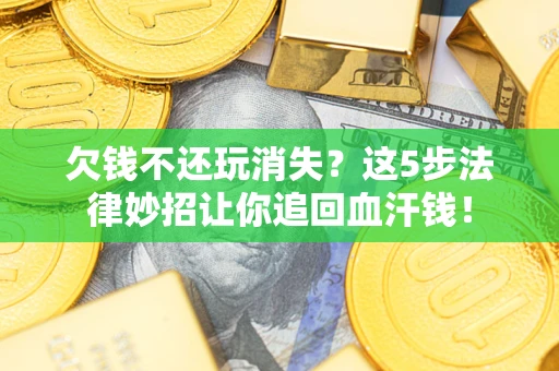 武汉欠钱不还玩消失？这5步法律妙招让你追回血汗钱！