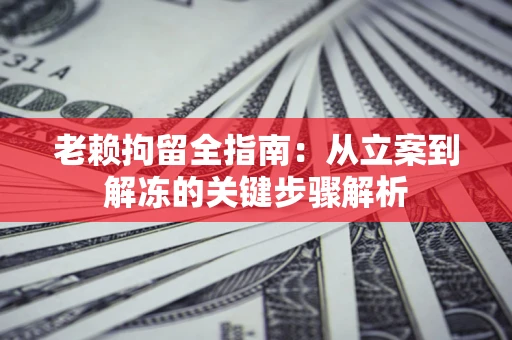 武汉老赖拘留全指南：从立案到解冻的关键步骤解析