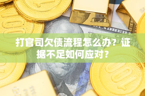 武汉打官司欠债流程怎么办？证据不足如何应对？