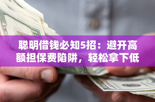 武汉聪明借钱必知5招：避开高额担保费陷阱，轻松拿下低息贷款