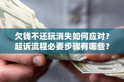 武汉欠钱不还玩消失如何应对？起诉流程必要步骤有哪些？